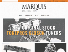 Tablet Screenshot of marquisdistribution.com